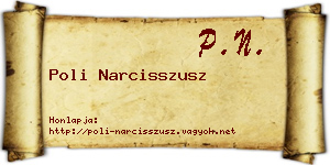 Poli Narcisszusz névjegykártya